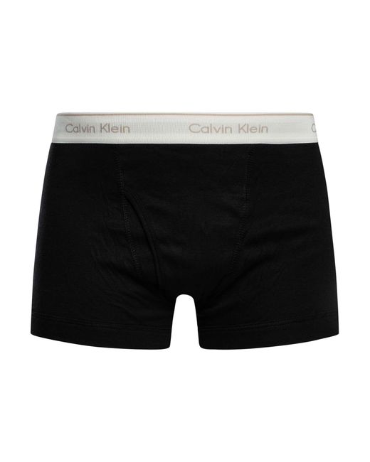 Calvin Klein Black 5 Pack Trunks for men