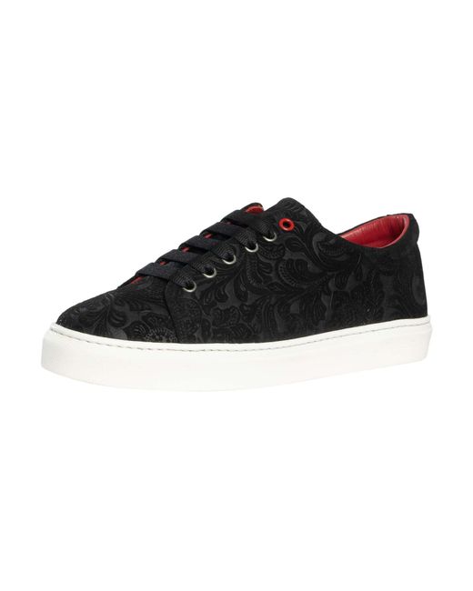 Jeffery West Black Petunia Suede Trainers for men