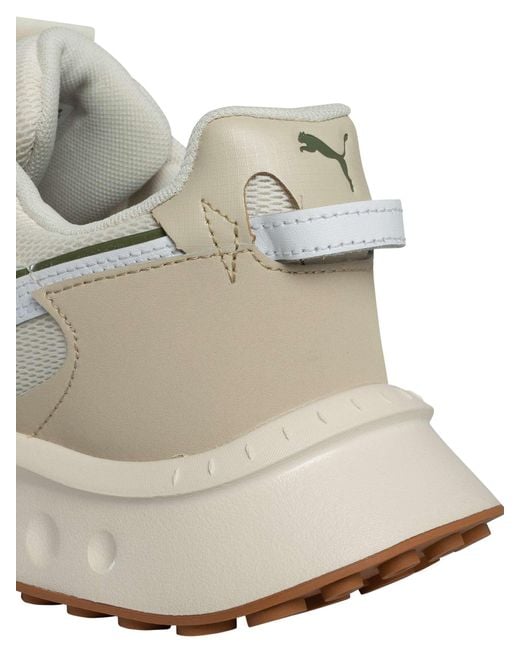 PUMA White Wild Rider Futurism Trainers for men