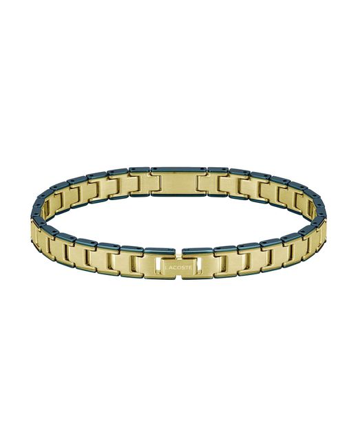 Lacoste Green Metropole Edge Stainless Steel Bracelet for men
