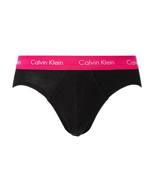 Calvin Klein Blue 3 Pack Hip Briefs for men