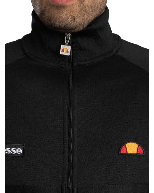 Ellesse Black Rimini Track Jacket for men