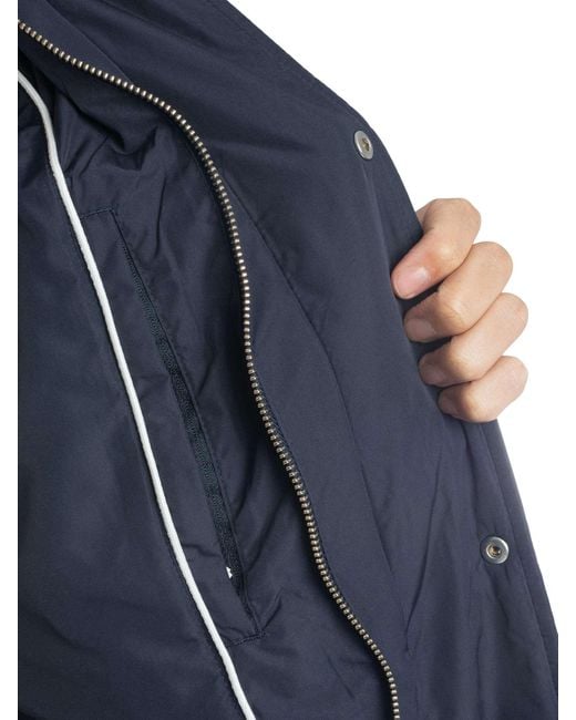 Gant Blue Quilted Windcheater Jacket for men