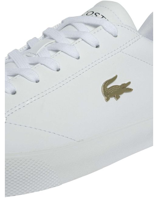 Lacoste White Lerond Set 225 2 Cma Leather Trainers for men