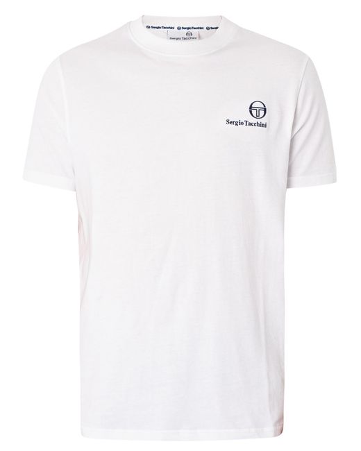 Sergio Tacchini White Felton T-shirt for men