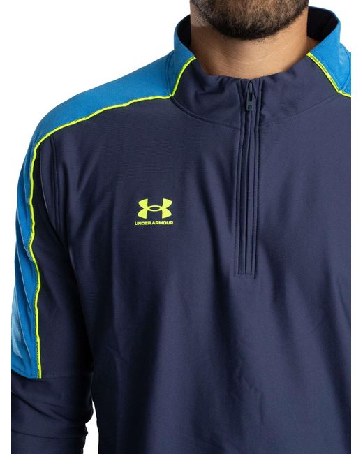 Under Armour Blue Challenger Pro Track Jacket for men