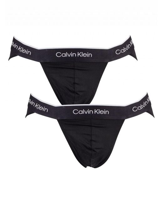 Calvin Klein Black 2 Pack Pro Air Sport Briefs for Men | Lyst UK