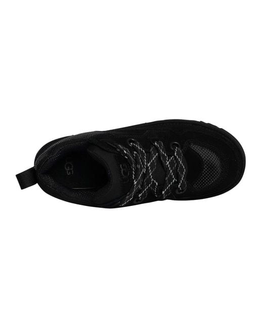 Ugg Black Lowmel Suede Trainers for men