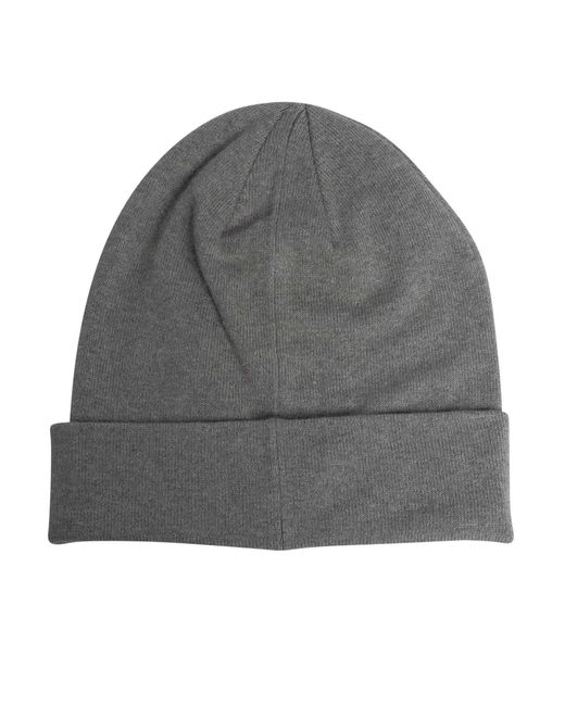 Lyle & Scott Gray Cotton Merino Beanie for men