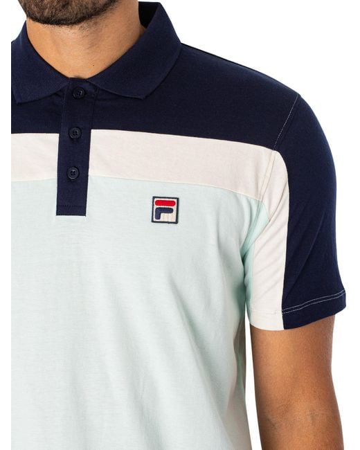 Fila Blue Kaiser Vintage Polo Shirt for men