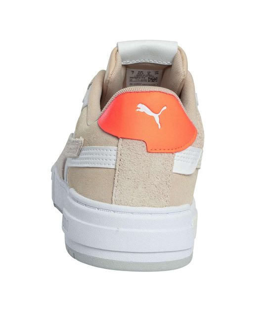 PUMA White Ca Pro Glitch Suede Trainers for men
