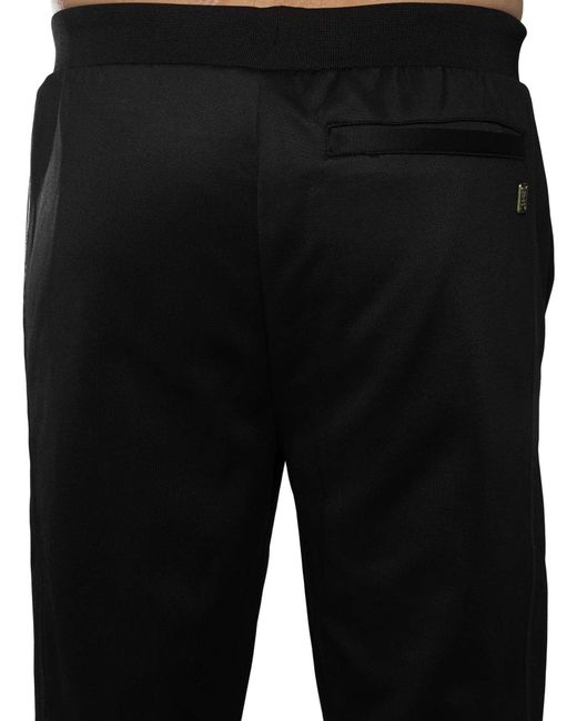 Sergio Tacchini Black Cassio Track Joggers for men