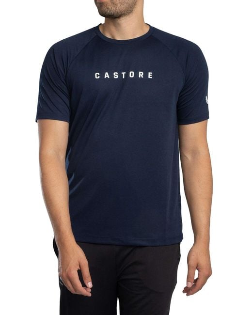 Castore Blue Raglan T-shirt for men