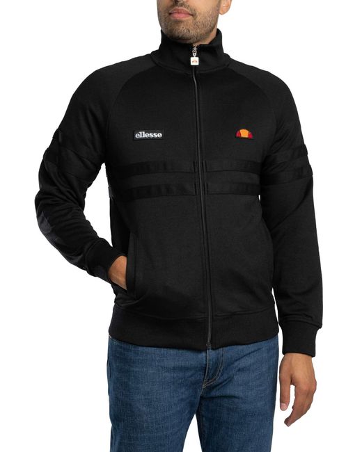 Ellesse Black Rimini Track Jacket for men