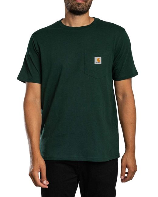 Carhartt Green Pocket T-shirt for men