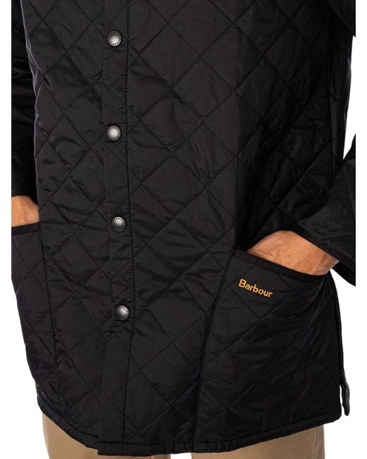 Barbour Black Liddesdale Quilted Jacket for men