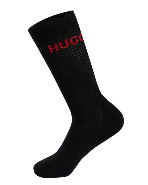 HUGO White 6 Pack Quarter Socks for men