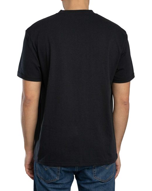 Deus Ex Machina Black Parts & Service Pocket T-shirt for men