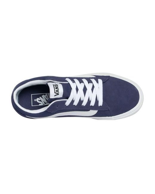 Vans Blue Vero Suede Trainers for men
