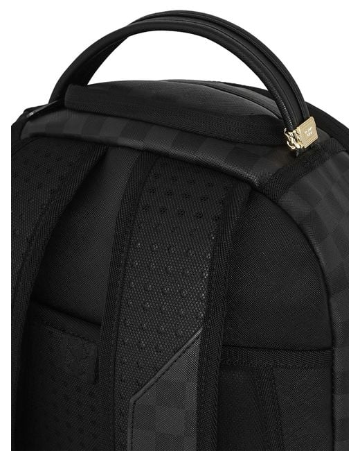 Sprayground Black 20l Lights Out Shark In Paris Backpack for men