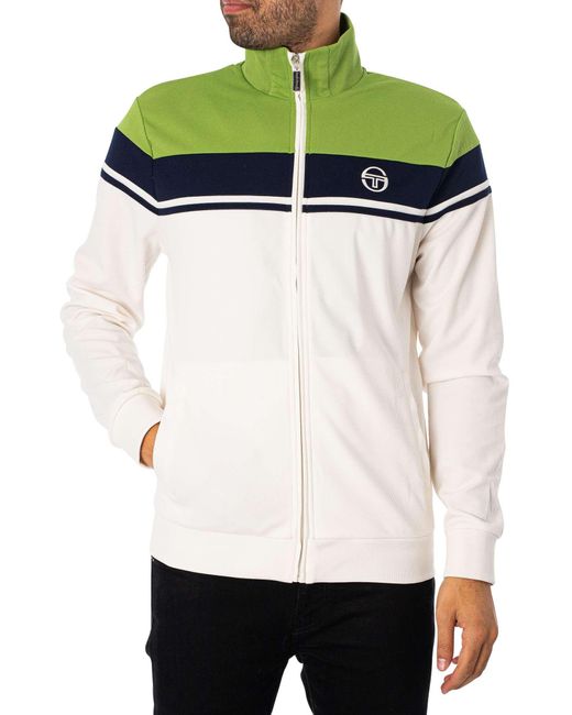 Sergio Tacchini Black Damarindo Track Jacket for men