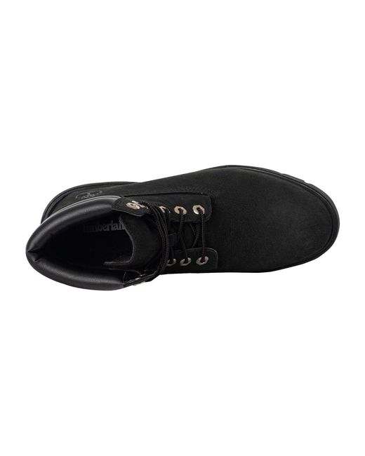 Timberland Black 6 Inch Basic Leather Boots for men