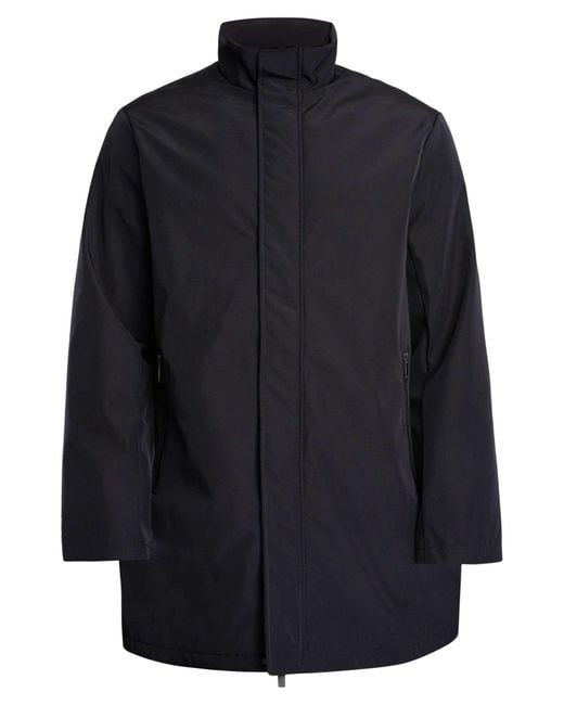 ARMANI EXCHANGE Blue Box Logo Trech Coat for men