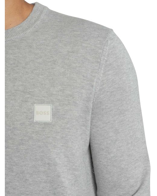 Boss Gray Kanovano Knit for men
