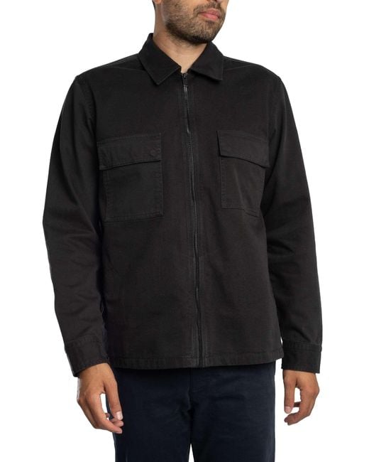 Boss Black Lorum Zip Overshirt for men