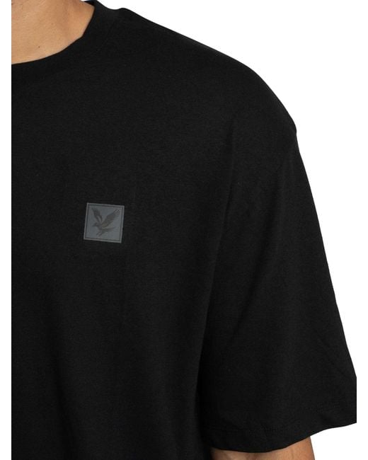 Lyle & Scott Black 3 Pack Lounge Relaxed T-shirt for men