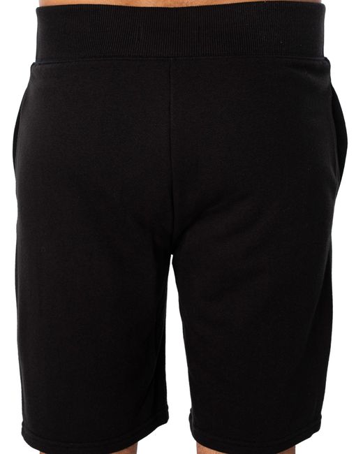 Tommy Hilfiger Black Lounge Track Sweat Shorts for men