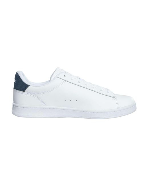 Lacoste Blue Carnaby Set 224 1 Sma Leather Trainers for men