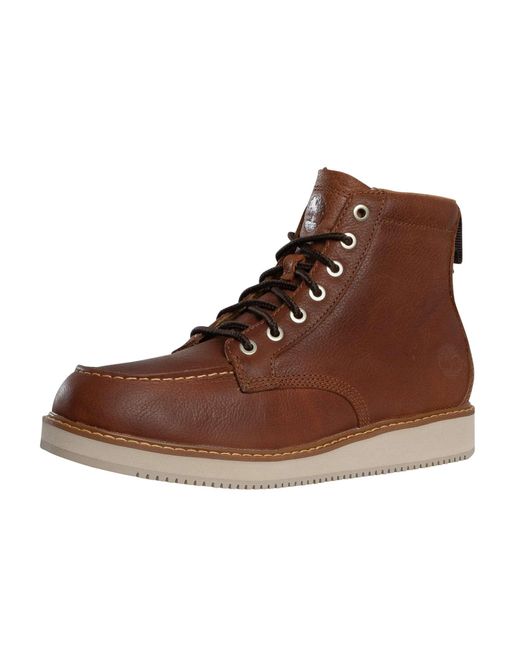 Timberland Brown Redwood Edge Leather Boots for men