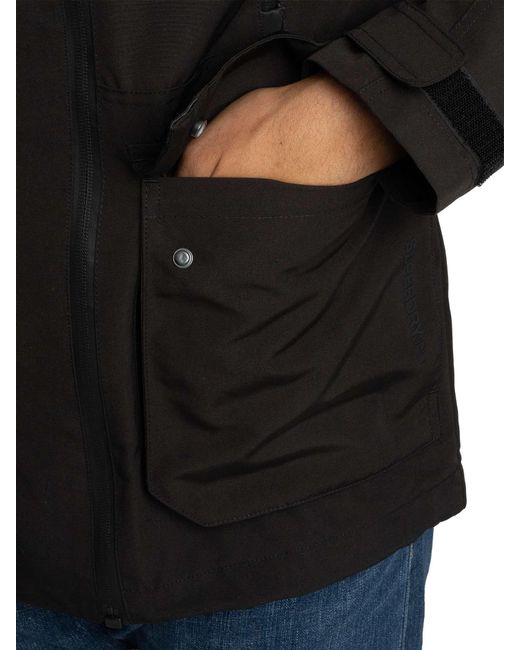 Superdry Black Ultimate Emb Windbreaker Jacket for men
