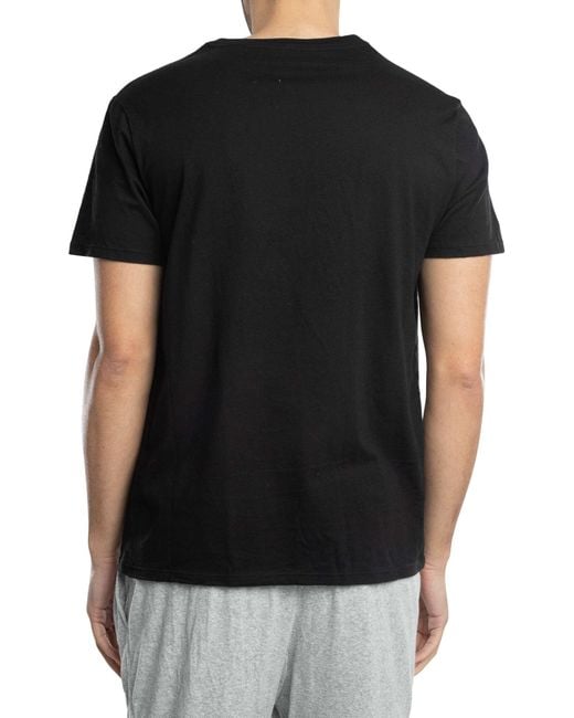 Lacoste Black 3 Pack Crew Lounge T-shirts for men