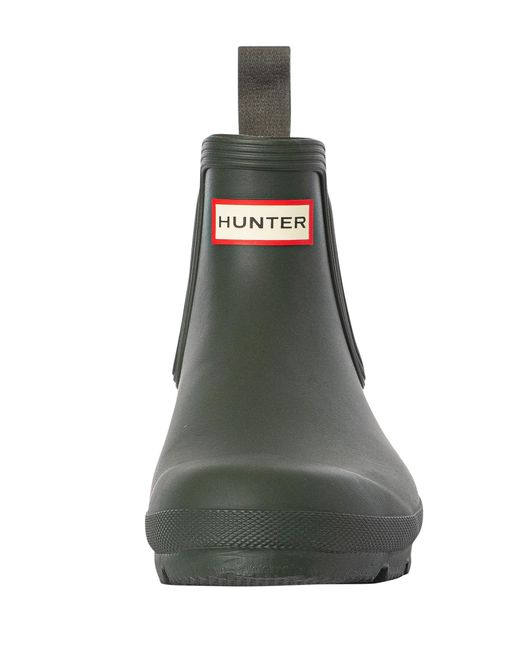 Hunter Green Original Chelsea Wellington Boots for men