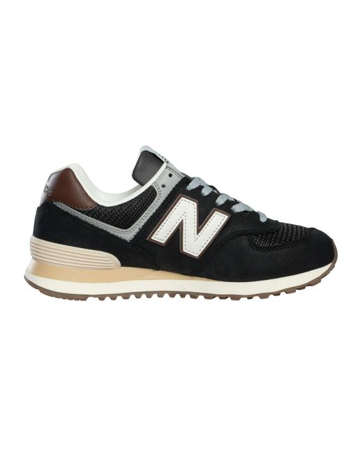New Balance Black 574 Trainers for men