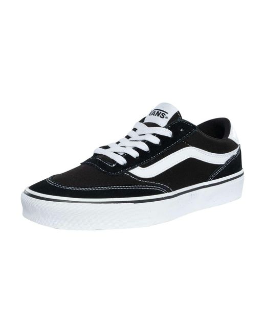 Vans Black Brooklyn Suede Trainers for men