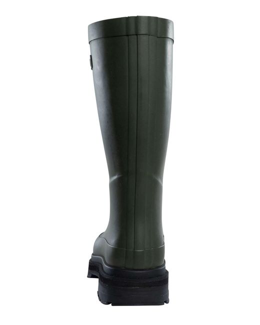 Aigle Green Mid Rain Wellington Boots for men