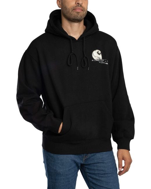 Carhartt Black Jake Garcia Back Print Pullover Hoodie for men
