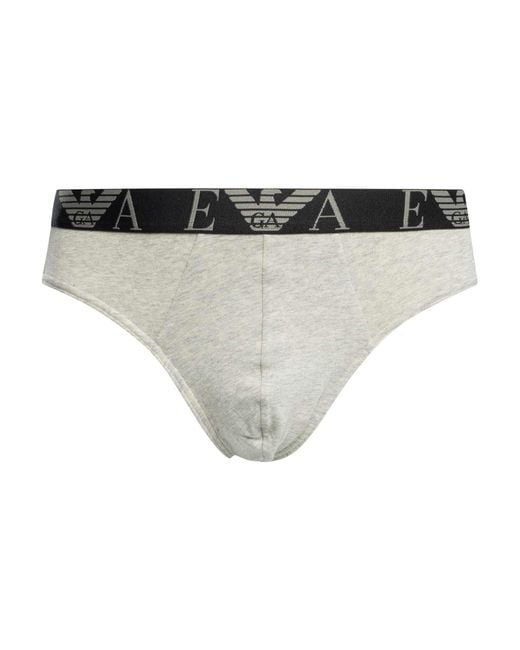 Emporio Armani Black 3 Pack Briefs for men