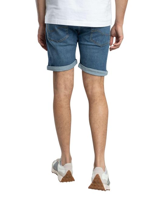 Jack & Jones Blue Rick Original Denim Shorts for men