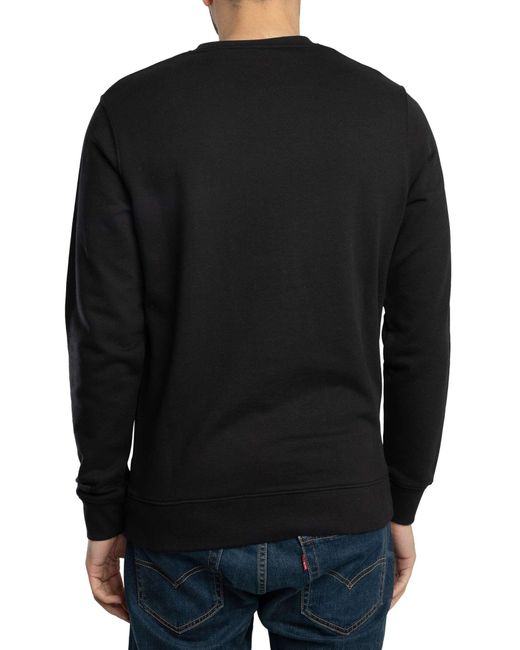 Lyle & Scott Black Logo Sweatshirt for men