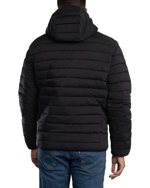 Lyle & Scott Blue Stretch Lightweight Quilted Jacket for men