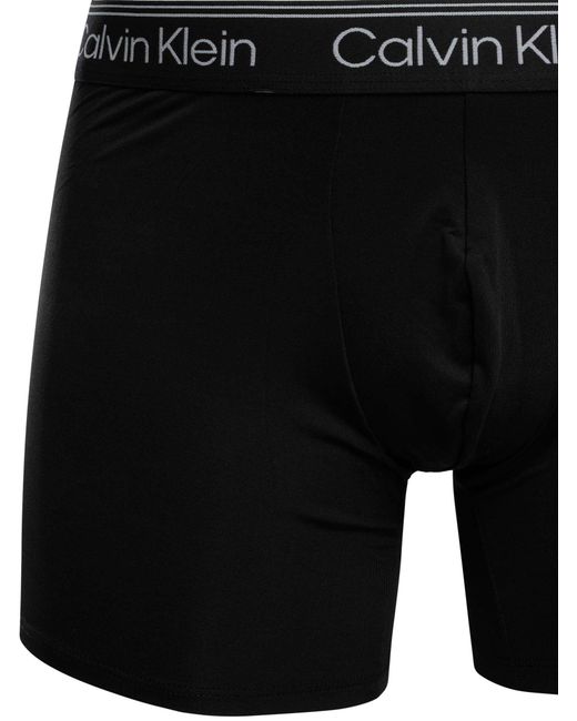 Calvin Klein Black 3 Pack Boxer Briefs for men