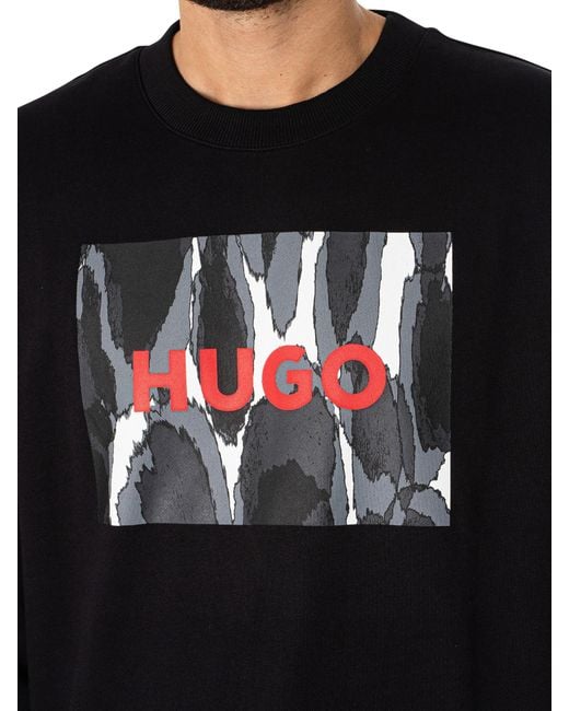 HUGO Black Duragol U242 Sweatshirt for men
