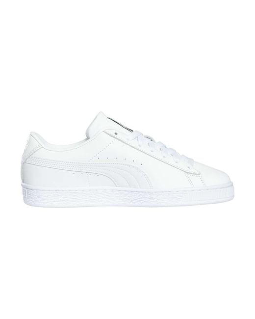 PUMA White Basket Classic Xxl Trainers for men