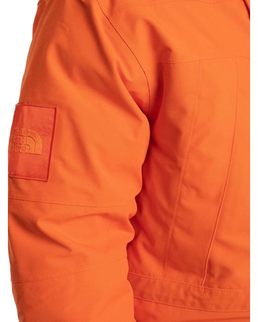 The North Face Orange Expen Mcmurdo Parka Jacket for men