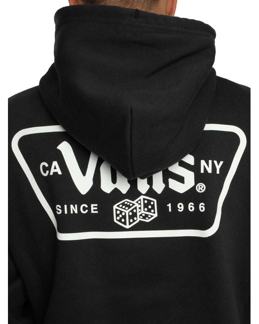 Vans Black Back Patch Pullover Hoodie for men