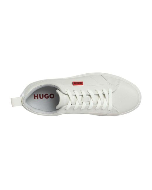 HUGO White Morrie Trainers for men